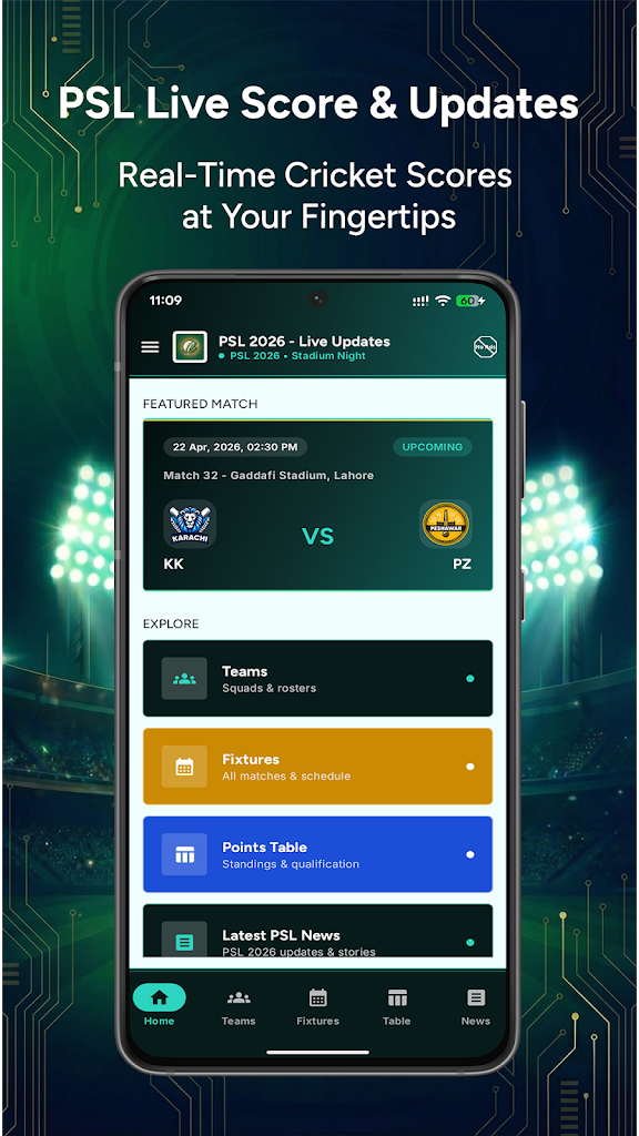 PSL 2026: Live Score & News screenshot 1