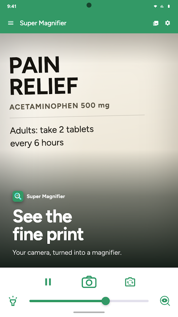 Super Magnifier screenshot 1